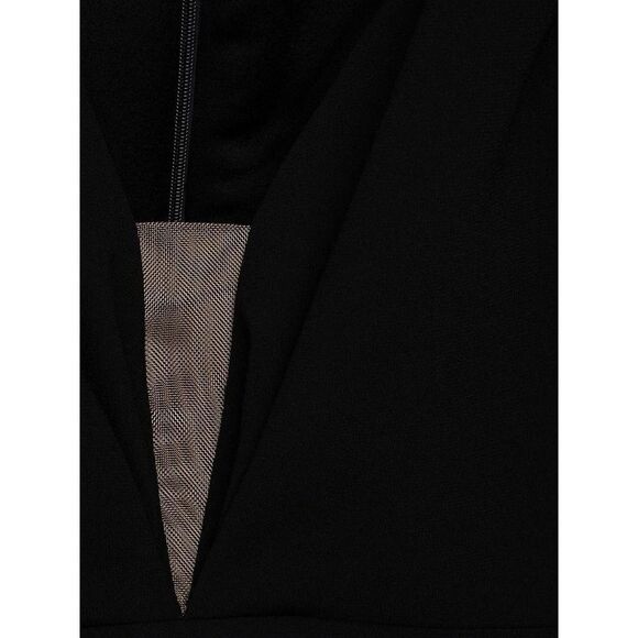 Alex Perry Carlin Strong-Shoulder Gown black US6 - Picture 3 of 11